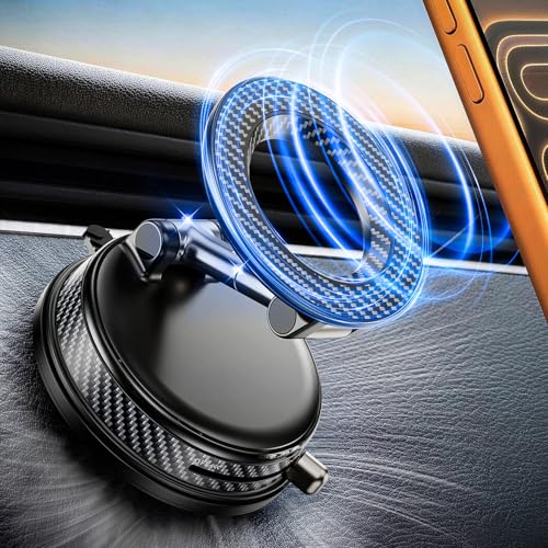 Support de téléphone de voiture Magsafe doté d'une ventouse puissante de 54.4 kg