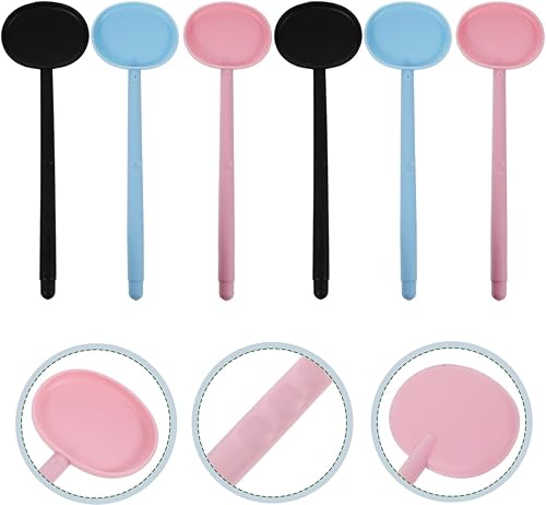 Miniatura 8 de HEALLILY Juego de 6 oclusores de plástico para ojos para prueba de visión y examen, diseño antideslizante para niños y adultos, varios colores