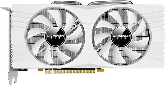 RX 580 8GB Graphics Card, 256Bit 2048SP GDDR5 Discover Video Card for Pc Gaming, DP HDMI DVI-Output, PCI Express 3.0 with Dual Fan, Black