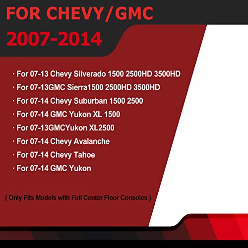 Fexon Center Console Lid Armrest Cover Compatible With 2007-2013 Chevy Chevrolet Avalanche Silverado Suburban Tahoe Gmc Sierra Yukon Xl Replaces 15217113 Gray #TOP5