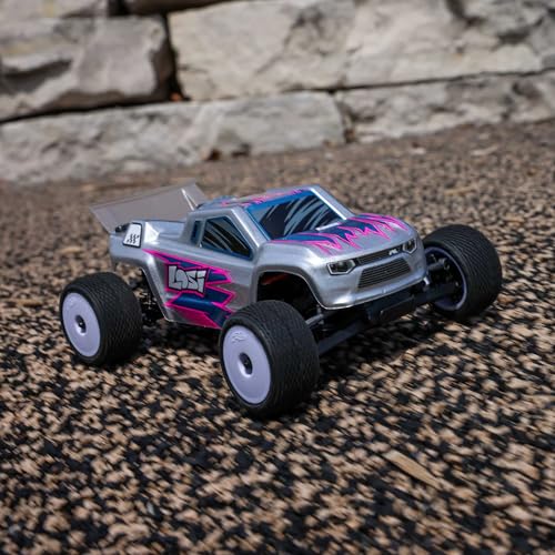 Image of Losi Micro-T 1 /28 2 Wheel Drive Silver RTR LOS-1392T2 | Battery and Charger included