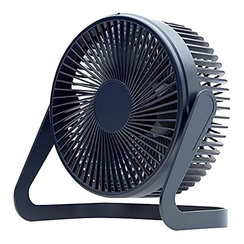Fan for Desk, Home, Bedroom, Office, Car, Mini Usb Desktop Plug-in Mini Mute Desktop Small Electric Fan, 360-Degree Free Rotation, Cools You Down in Hot Summer (1, 15x15cm) Cover