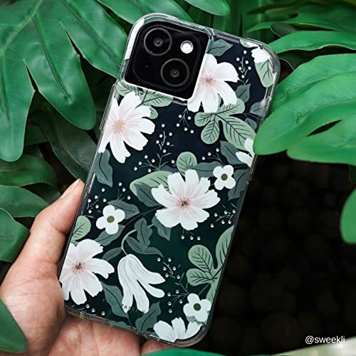 Image of Rifle Paper Co. iPhone 13 Mini Case - 10ft Drop Protection with Wireless Charging - Luxury Floral 5.4 inch Cute Case for iPhone 13 Mini - Slim Lightweight, Anti Scratch, Shock Absorbing Materials - Willow