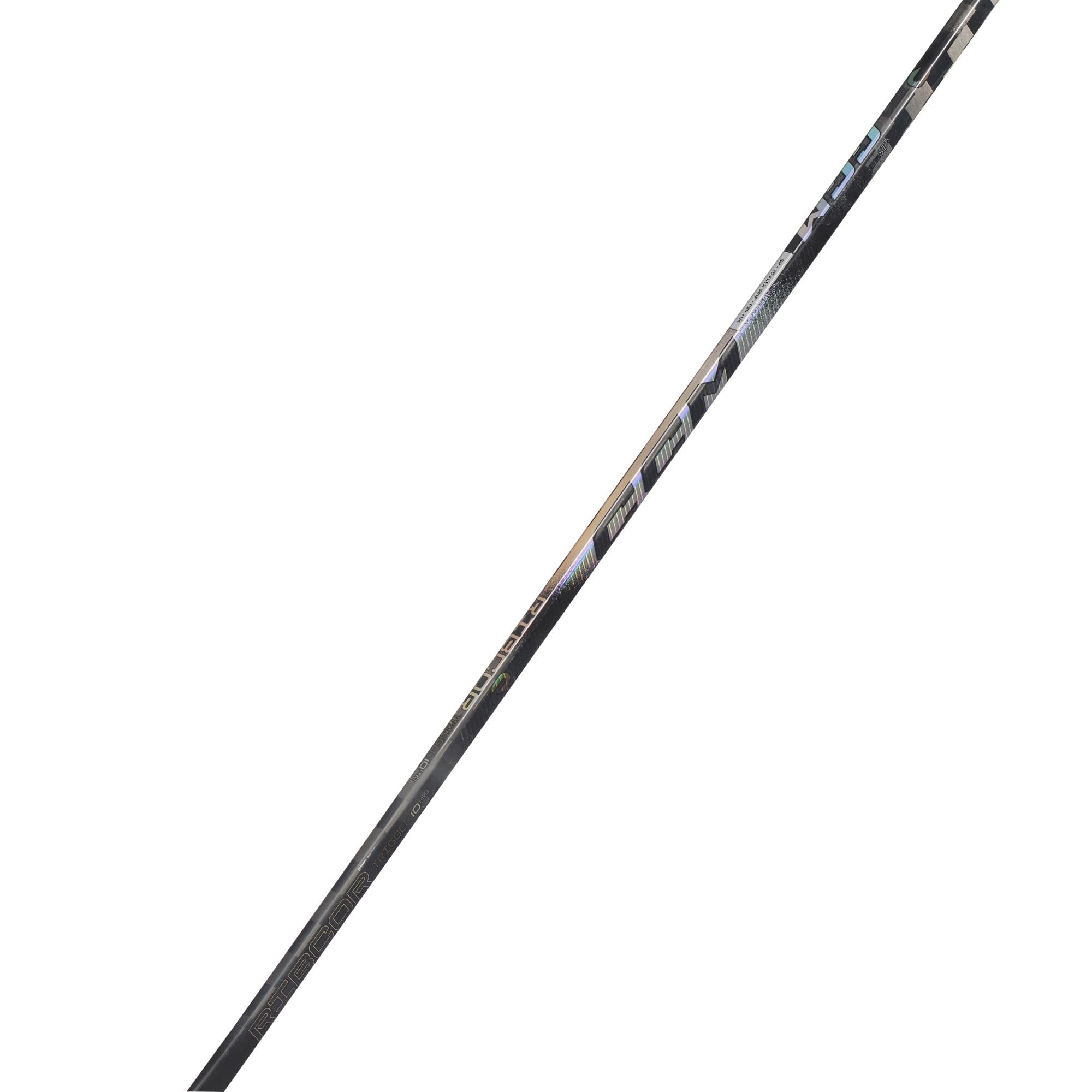 CCM Ribcor Trigger 10 Pro Crosse de hockey sur glace intermédiaire Chrome