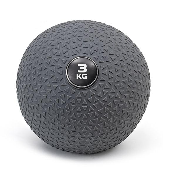 Slam Ball Master [Palla Medica Anti Rimbalzo per Crosstraining e Functional] palla slam da lancio presa antiscivolo per allenamento forza potenza palestra homegym fitness strongman da 1a30kg (3 Kg)
