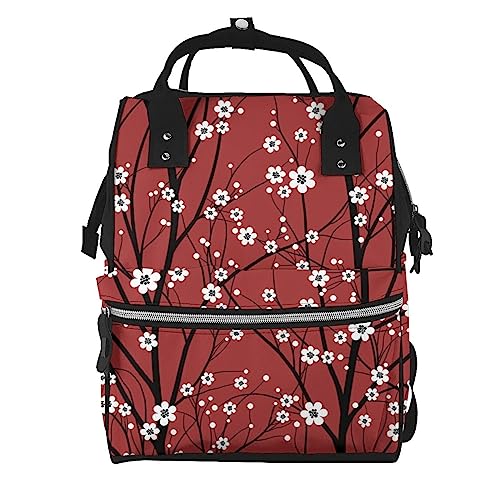 Sac à dos à langer Cherry Tree multicolore et mixte pour ordinateur