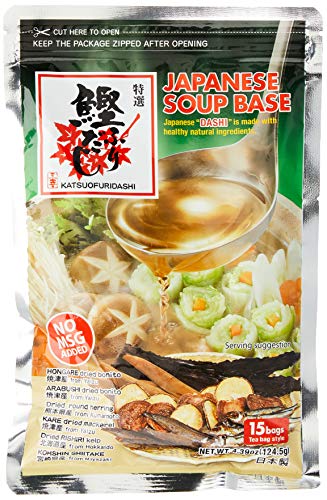 Sankou Bonito Japanese Dashi Soup Base No MSG (15 Bags) 124.5 g