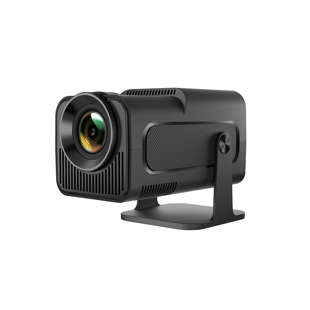 Mini projetor HY320 portátil, nativo 1080p 4K compatível com projetor inteligente de 10.000 lúmens com WiFi 6, BT 5.