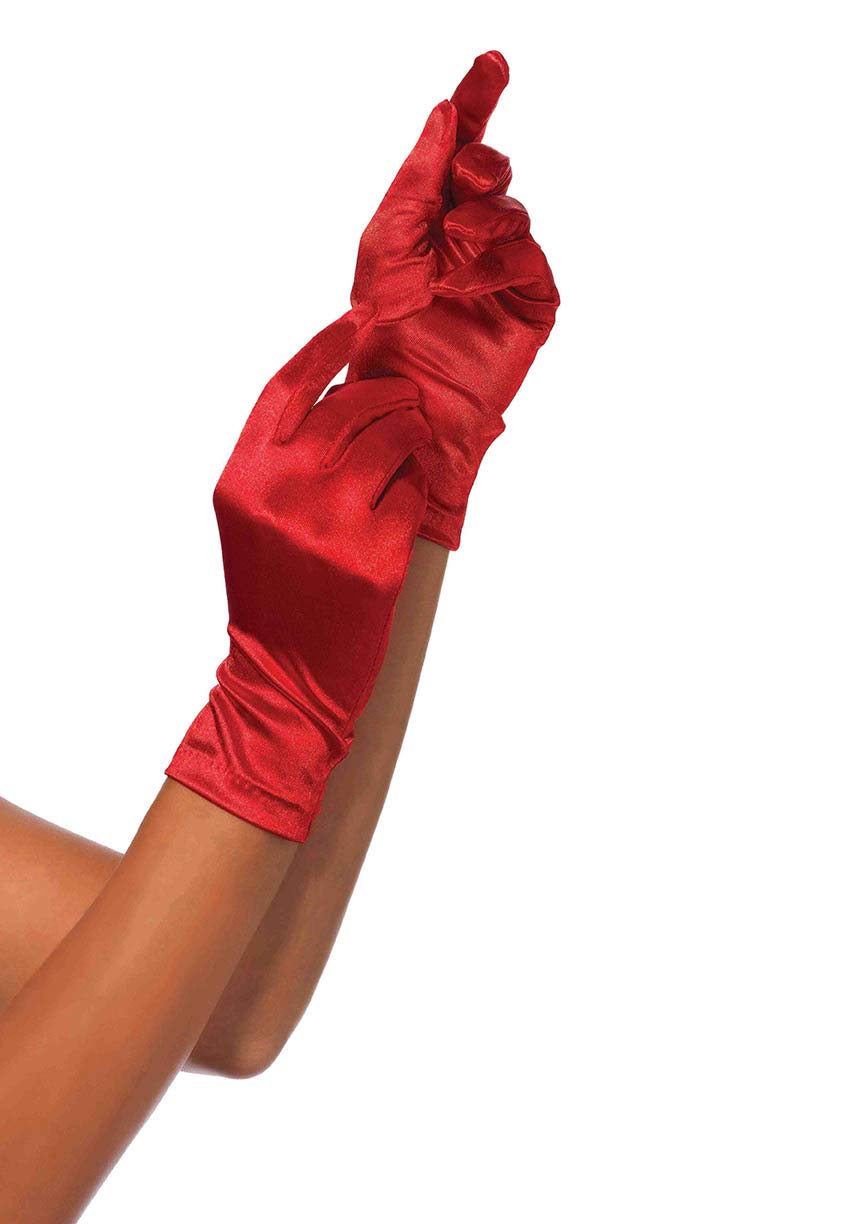 Women's Satin Wrist Length Gloves