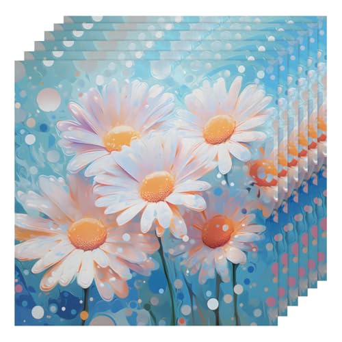 Servilletas de tela 50.5 x 50.5 cm set x6 miniatura 1