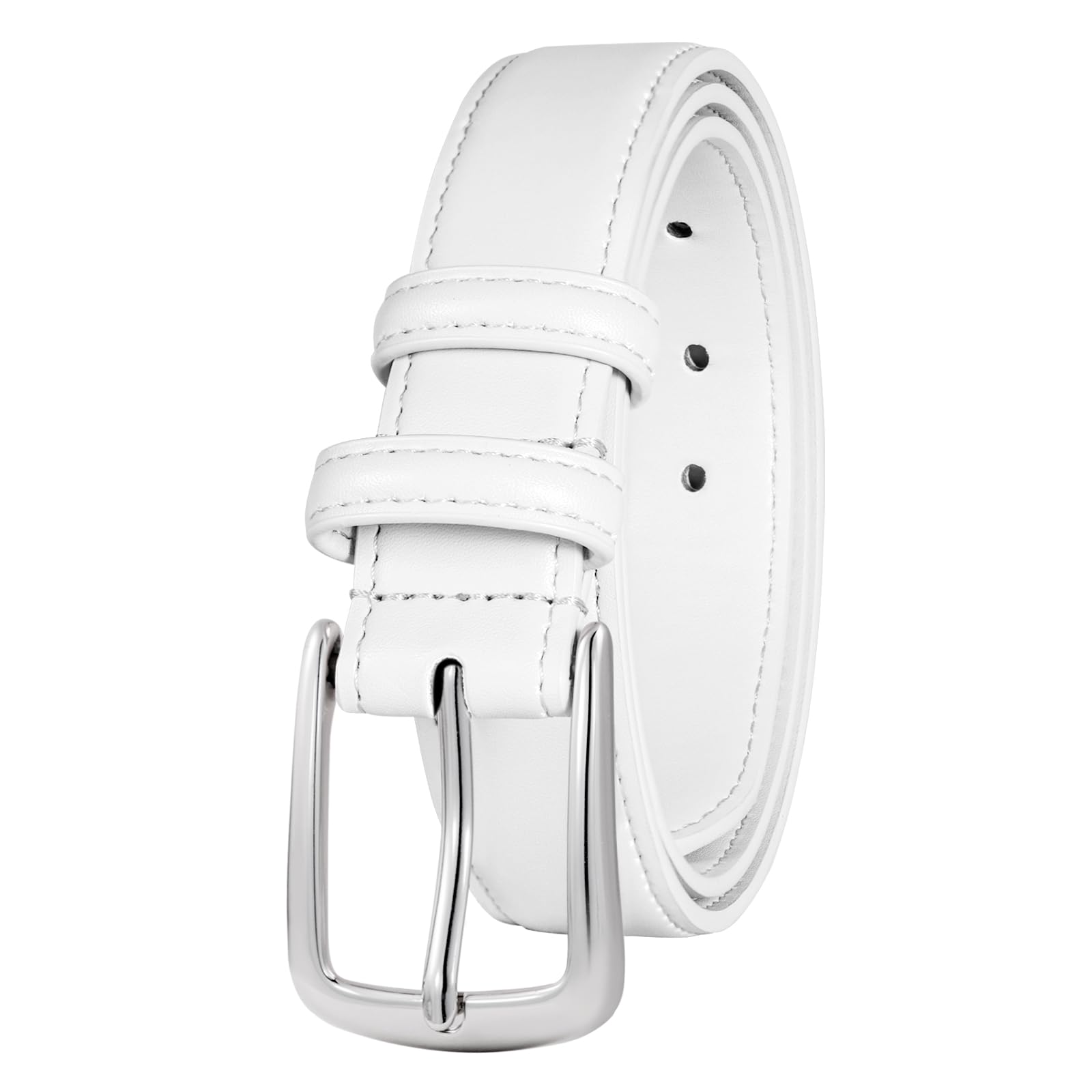Womens Belt Fashion Multicolored Waist Leather Belts for Jeans Pants with Pin Buckle