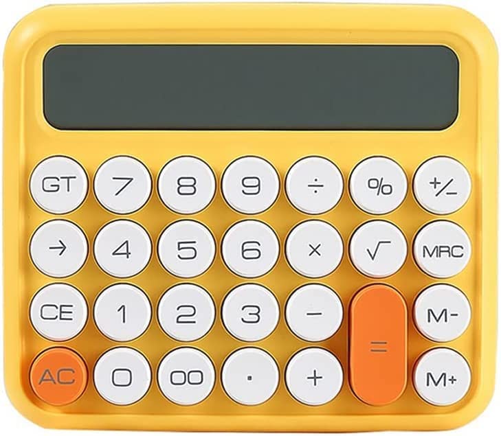 Amazon.co.jp: 電卓 計算機 12桁 電子計算機 丸ボタン 大型LCD
