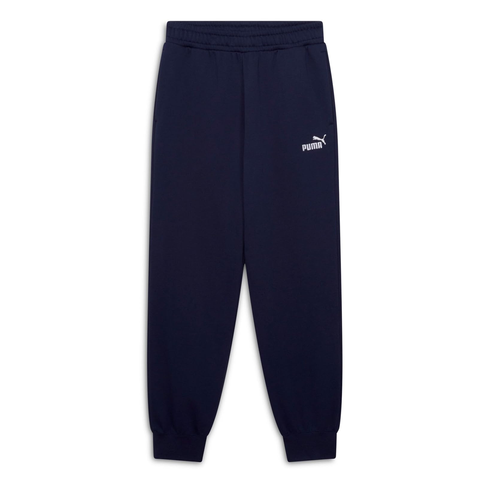 Puma Mens Essentials Fleece Sweatpants (Available in Big & Tall), Puma Navy Closed Leg Ss25, XXL