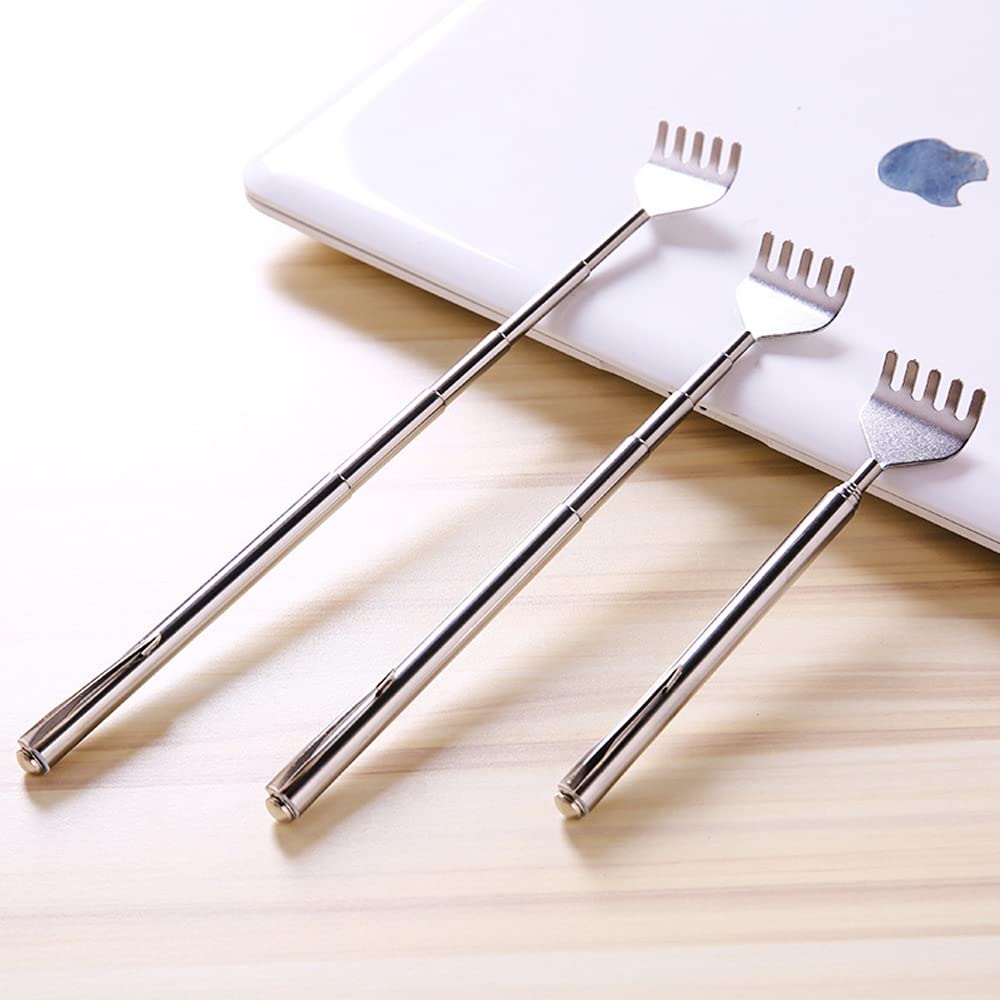 Qa (Pack Of 2) Adjustable Portable Extendable Back Scratcher, Portable Scratching Tool for Back Home Outdoor, Anti Itch Claw Tickle Stick, Tetractable Claw Metal Hand Massager Tools with Pocket Clip. (B0BDM9JFV4) Amazon Price History, Amazon Price Tracker