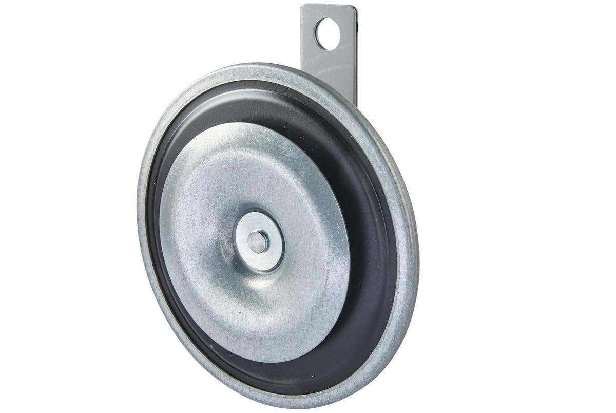HELLA 3BA 002 768-651 Signal Horn - B36 - 24V - 116dB(A) - Frequency Range: 335Hz - Low Tone - Housing Colour: Grey - Flat Plug-in Connector