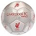 Liverpool F.C. Football Signature Silver Soccer Ball