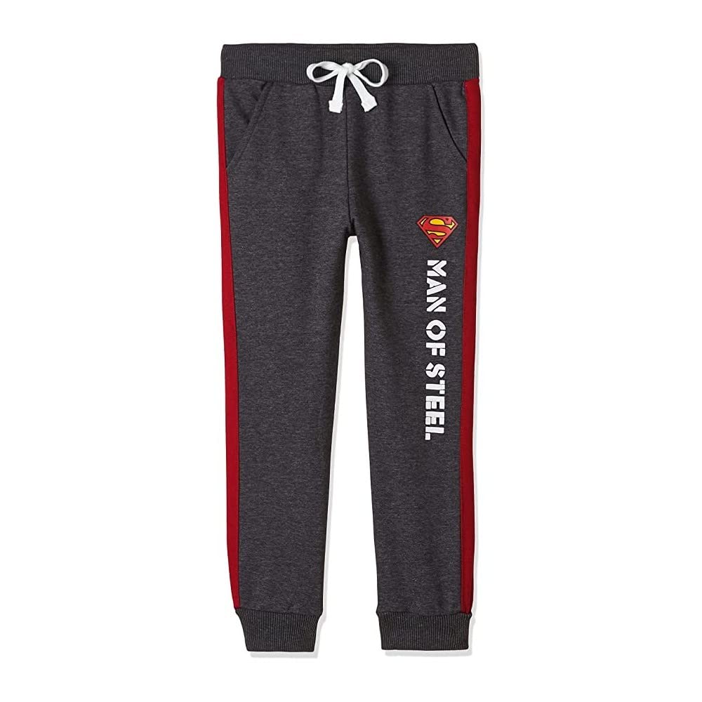 Warner Brothers Superman Jogger for Junior Boys - Grey, 7-8 Year