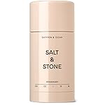 SALT & STONE Aluminum Free Deodorant | Extra Strength 48 Hour Protection for Women & Men | Made with Seaweed Extracts, Niacinamide & Prebiotics (Saffron & Cedar)