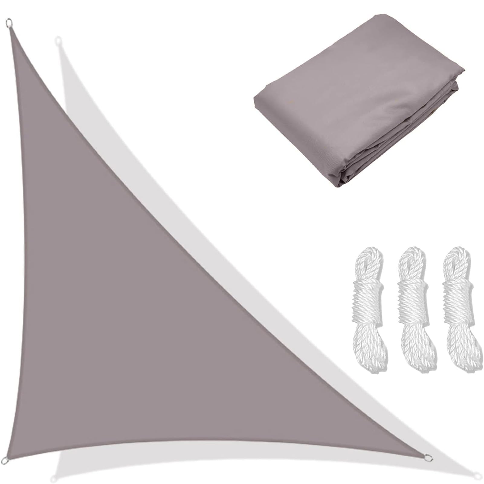 Voile d'ombrage triangulaire anti UV 95% bâche imperméable