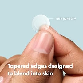 Mighty Patch Invisible+ Patch - The Barely-There Daytime Hydrocolloid Acne Pimple Patch for Covering Zits and Blemishes, Tapered Edges Designed to Blend Into Skin (72ct)