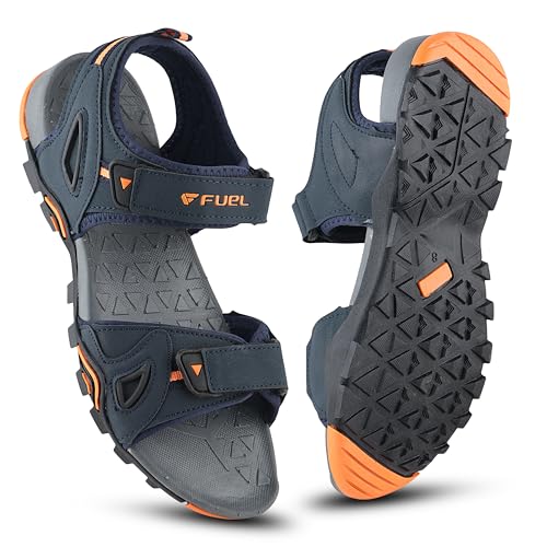 Image of FUEL Thar Sandals & Floaters for Mens & Boys Comfortable & Lightweight Dailywear, Anti-Skid Flexible & Breathable for Running, Walking Stylish Casual Sandal for Outdoor Footwear For Gents