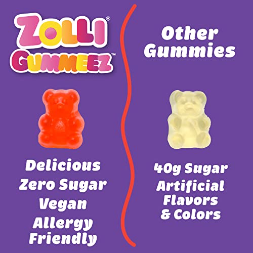 Zolli Gummies Watermelon Delicious Zero Sugar Allergy Free Keto Vegan Clean Teeth Candy 12 X 1.94Oz #TOP1