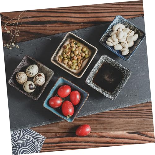 Set de platos de cerámica estilo japonés para sushi miniatura 2