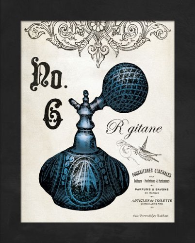 Gango Editions Classy French Perfume Antique Poster Prints; Set Of Four 8X10 Posters #TOP3