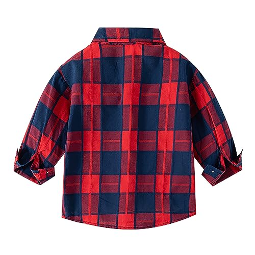Betadog Boys' Big Classic Fit Long Sleeve Button One Open Pocket Solid Boy Fall Outfits Boy Fall Outfits3