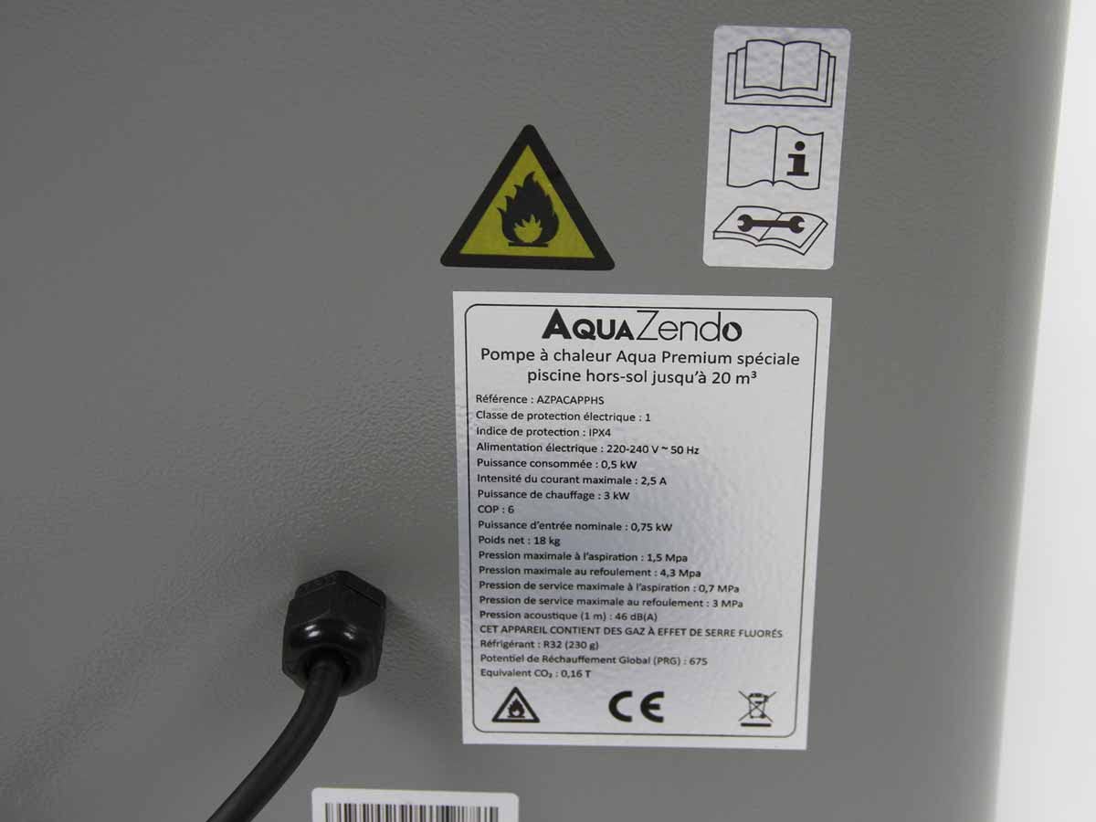 Pompe à Chaleur 3 KW Aqua Premium