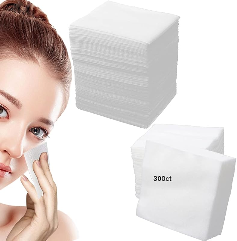 Tegelrying Lenços Faciais Descartáveis para Estética, Tecido Não Tecido, 300 Unidades