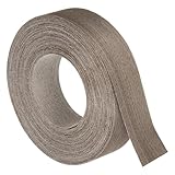 QUARKZMAN 1-1/2 Zoll x 49ft Furnierkante, vorgeleimte flexible Walnuss-Kantenleiste, mit Heißkleber zum Aufbügeln, Holzband für Schrankreparatur und Möbelrestauration