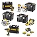 Produktbild DeWALT Akku-Kombopack Schreiner-Set 18 V - DCD791 + DCB115P3 + DCP580 + DCS570 + DCW210 + DCW604