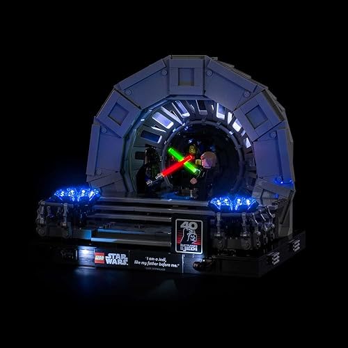 Miniatura 2 de Light My Bricks Kit de luces compatible con Lego Star Wars Emperor's Throne Room Diorama 75352 (juego no incluido)