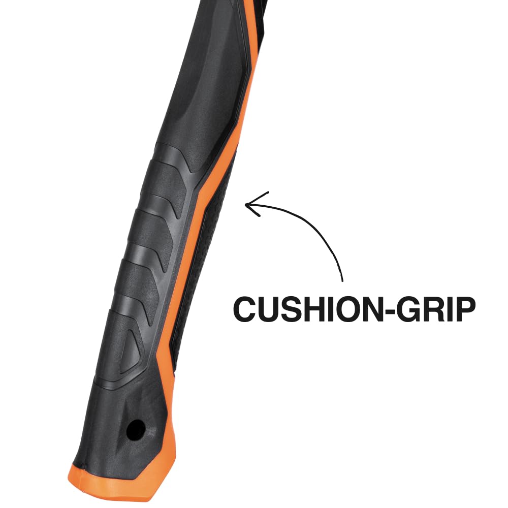 Klein Tools H80922S Martello da inquadratura a faccia liscia con artiglio dritto, acciaio forgiato da 623,7 g, avviamento magnetico per unghie e faccia quadrata extra large