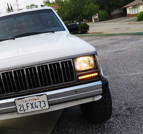 Lámpara LED Turn Signal Delantera para Jeep Cherokee XJ 1984-96 miniatura 7