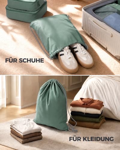 Koffer Organizer Set 8-teilig, Packing Cubes und Packwürfel für Handgepäck, Koffer und Rucksack, Reise Organizer – Ansicht 9