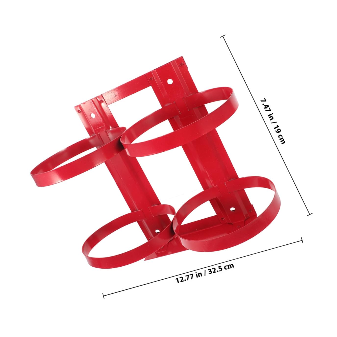 Uonlytech Staffa Porta Estintore Professionale in Ferro da 5kg Supporto Resistente per Estintori da Parete per Casa e Ufficio
