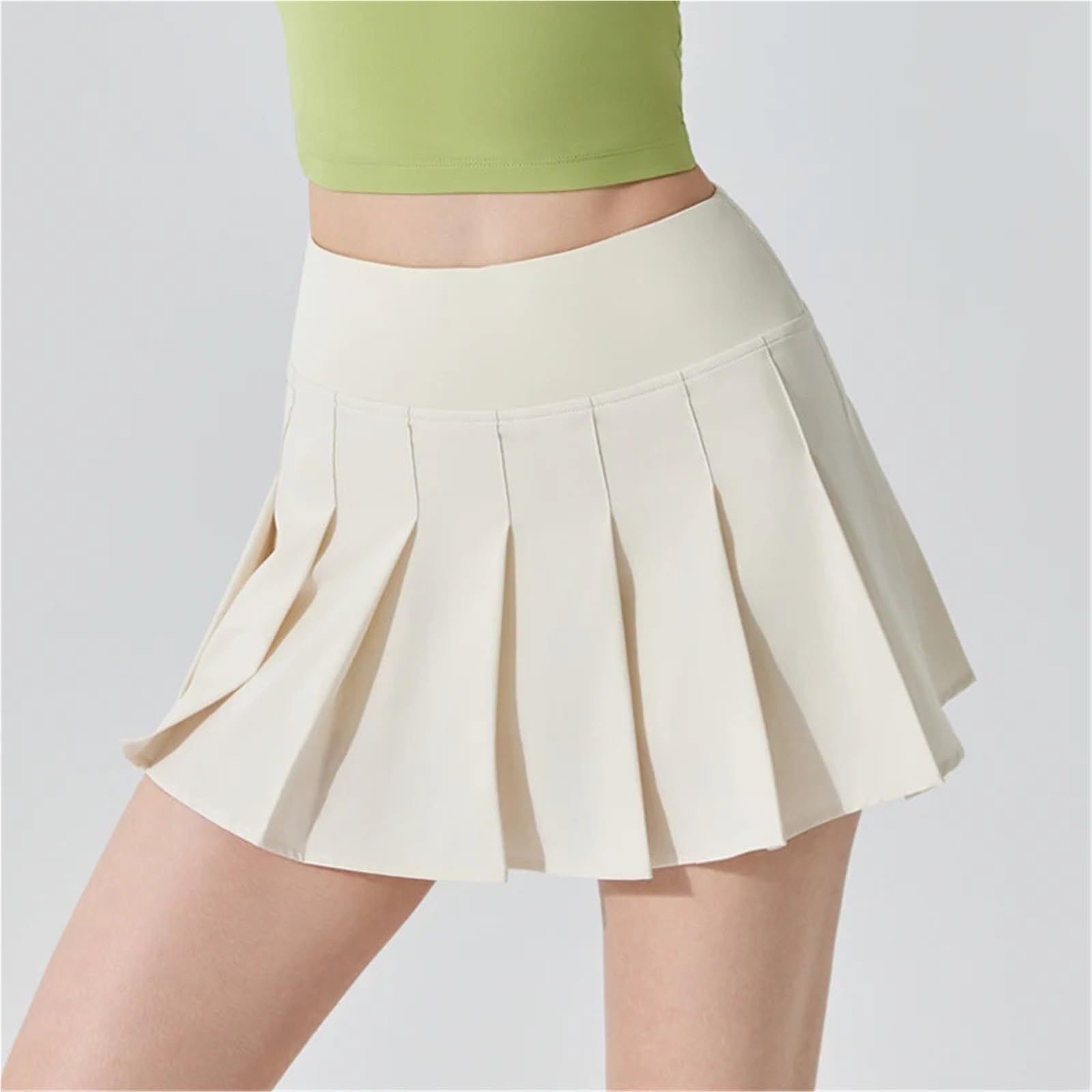 Falda de Tenis Plisada for Mujer, Faldas Patinadora Cintura Alta en Forma A con Forro, Pantalones Cortos, Elegante Falda pantalón Deportiva Golf para Mujer