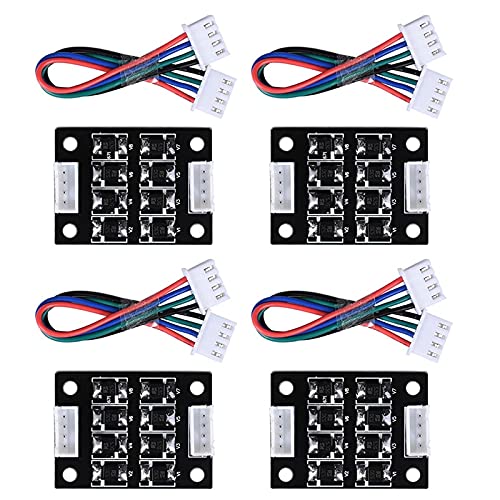 Lysee 3D Printer Parts & Accessories - 4PCS TL-Smoother V1.0 Addon Module for 3D Printer Stepper Motor Drivers Accessories - (Color: As Shown)