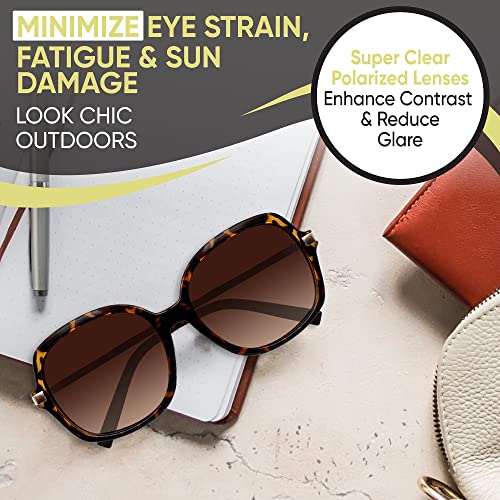 Yogo Vision Polarized Sunglasses for Women Square Classic Trendy Stylish Sun Glasses 100% UV Protection3