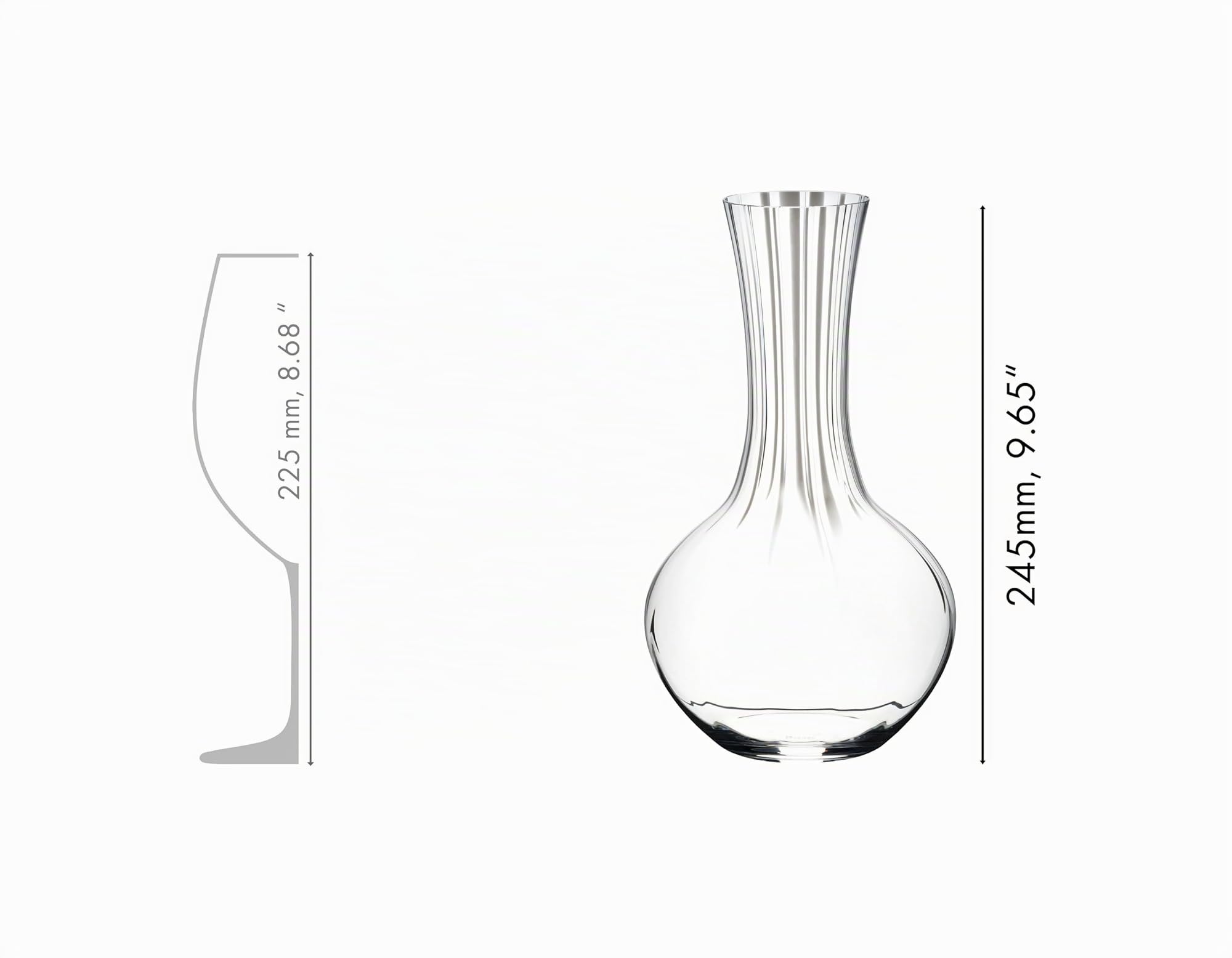 RIEDEL Performance Dekanter - Einzelpackung, Karaffe, Kristallglas, Spülmaschinenfest - 1490/13