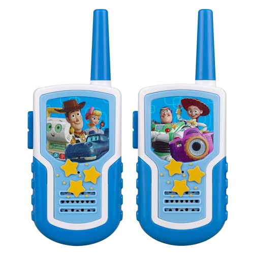 Image of ekids Toy Walkie Talkies for Kids, Static Free Extended Range Indoor and Outdoor Toys (Toy Story 5)
