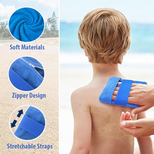 WiweTote 4Packs Sand Remover for Beach, Talc-Free Beach Vacation Essentials Skin-Friendly Sand Removal Bags for Adults & Kids Vacation Camping Must Haves - image 3
