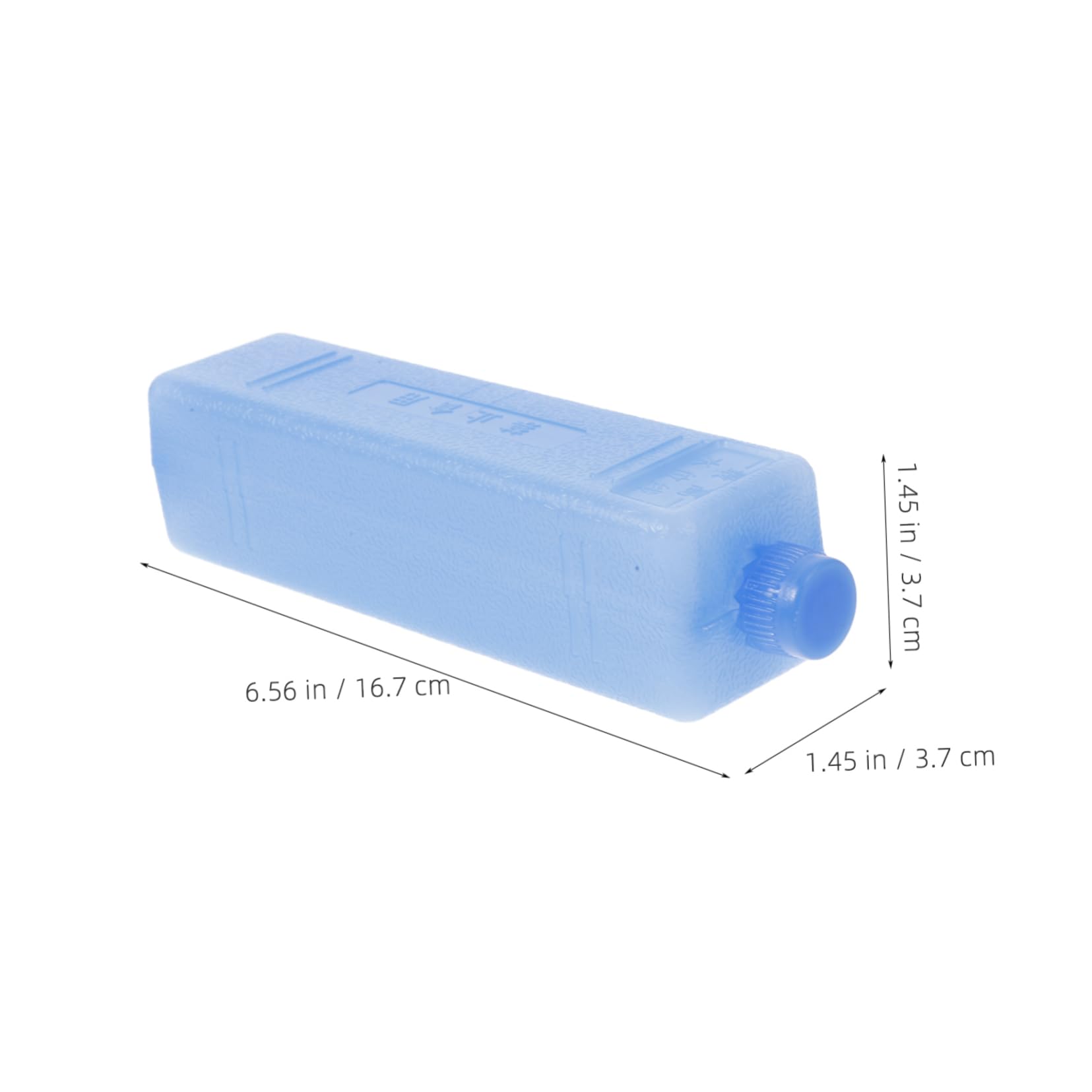 OUNONA Bolsa De Hielo De Caja De Hielo Enfriadores De Hielo Acondicionador Aire Enfriador De Almuerzo con Hielo para Congelar Acuerdo Forma Educación Física Azul 4 Piezas X 4