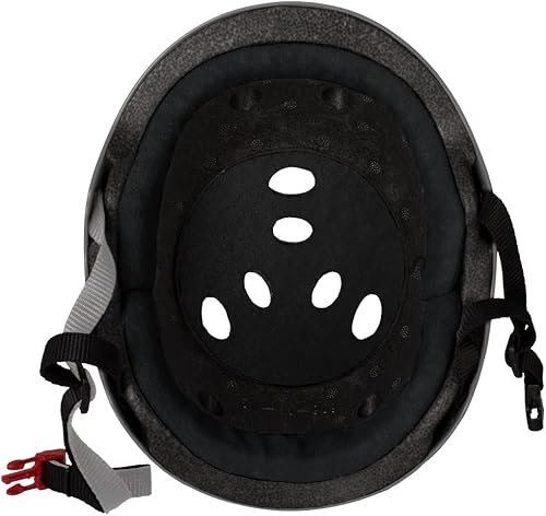 Vista 14 de Cascos Triple 8 Certified Sweatsave.r XS-S-M-L-XL Diferentes modelos Casco de skate y skate Tony Hawk Signature Negro Mate