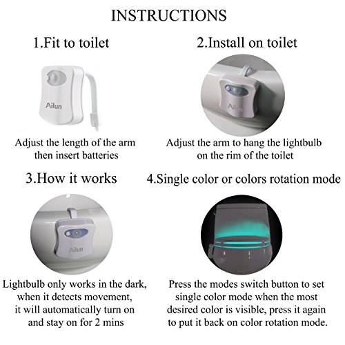 Ailun-Toilet-Night-Light-Motion-Activated-LED-Light-16-Colors-Changing-Toilet-Bowl-Illuminate-Nightlight-for-Bathroom-Battery-Not-Included-Perfect-Decorating-Combination-with-Faucet-Light-2-Pack