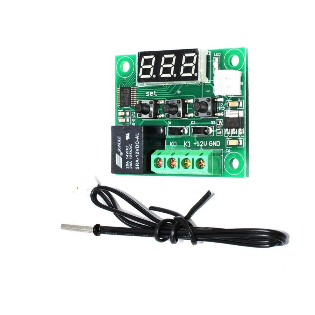 HUMBE&CO-W1209 12V DC Digital Temperature Controller Board Micro Digital Thermostat -50-110°C Electronic Temperature Cool Temp Control Module Switch-picture-32
