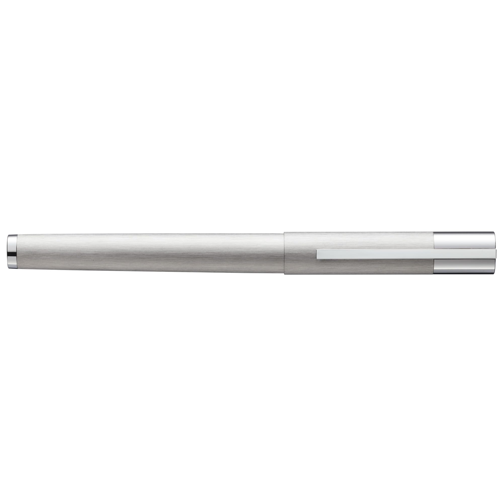Lamy 1228070 - Penna stilografica, F scala brushed 051, argento
