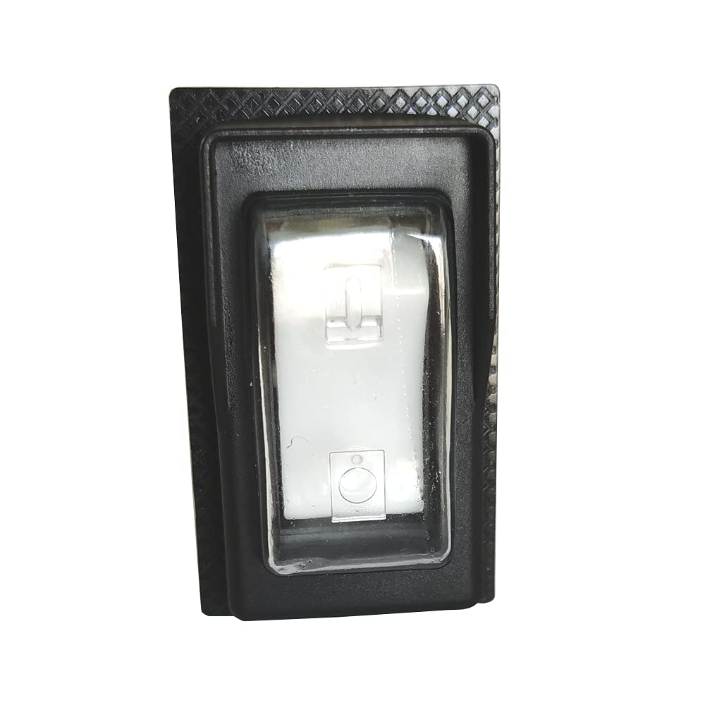 KJD16 KEDU Imperméable à L'eau Interrupteur à Bouton-Poussoir Électromagnétique Pour Déchiqueteuse de Papier 16A 4-Broches Blanc